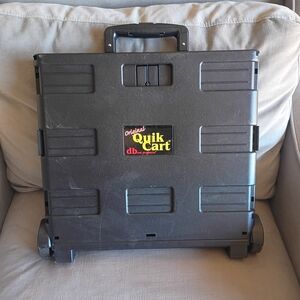 Original Quik Cart Black Rolling Cart